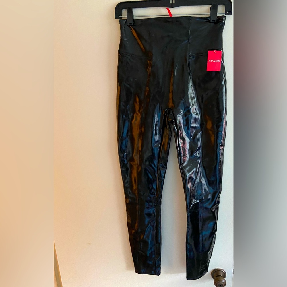 SPANX Faux Patent Leather Leggings
